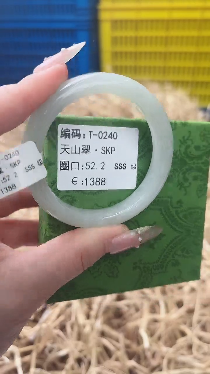 未镶嵌手镯石英质玉T-0240