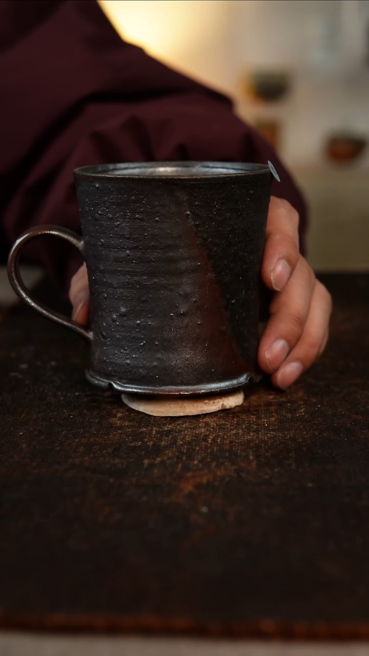 柴烧裸烧    红珍珠马克    250cc  41   微瑕福利 