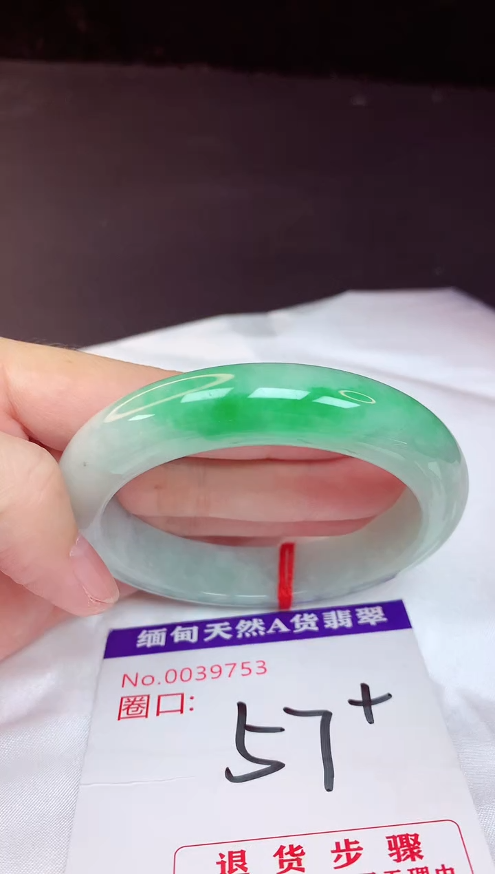 未镶嵌手镯翡翠57+