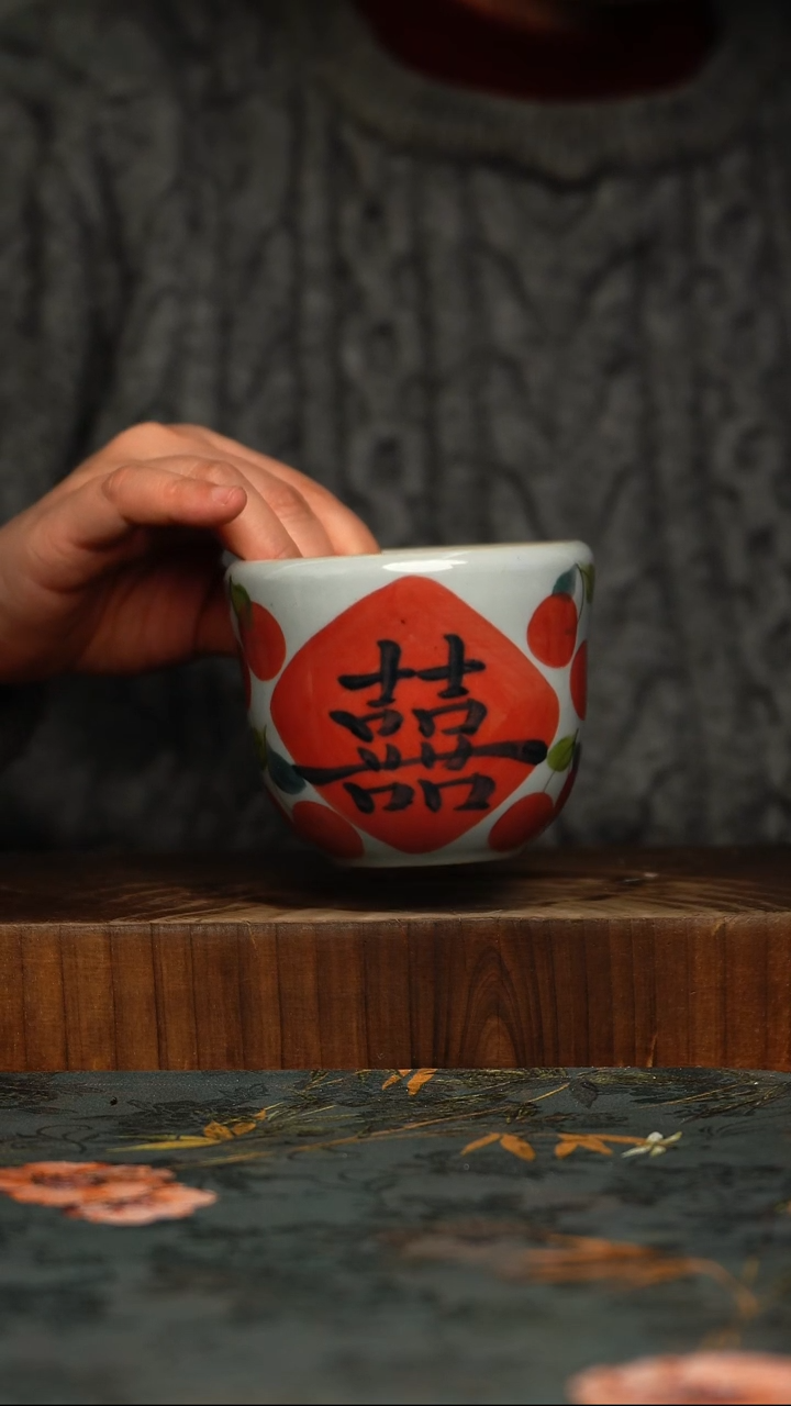 瓷片釉下彩手工手绘同款陶器
