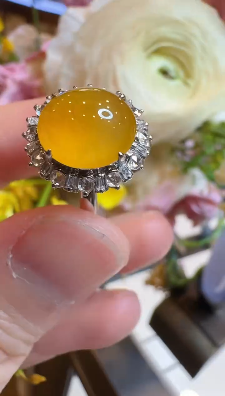 【闪购商品】翡翠戒指18K金镶嵌多样性团购发一件