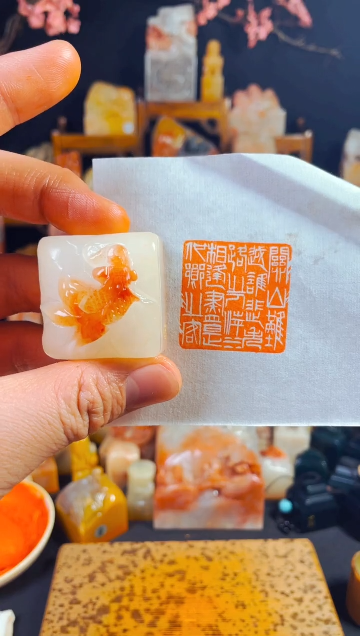 【闪购商品】寿山石印石手工篆刻《关山难越谁悲失路之人..》