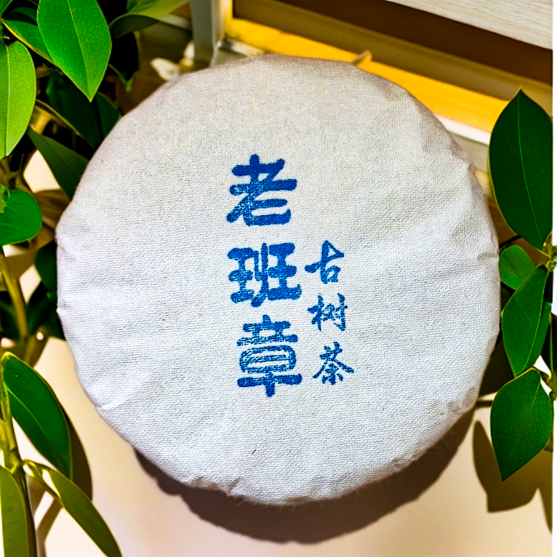 J-老班章古树茶 普洱生茶 原料2015年 357g【老金茶庄】