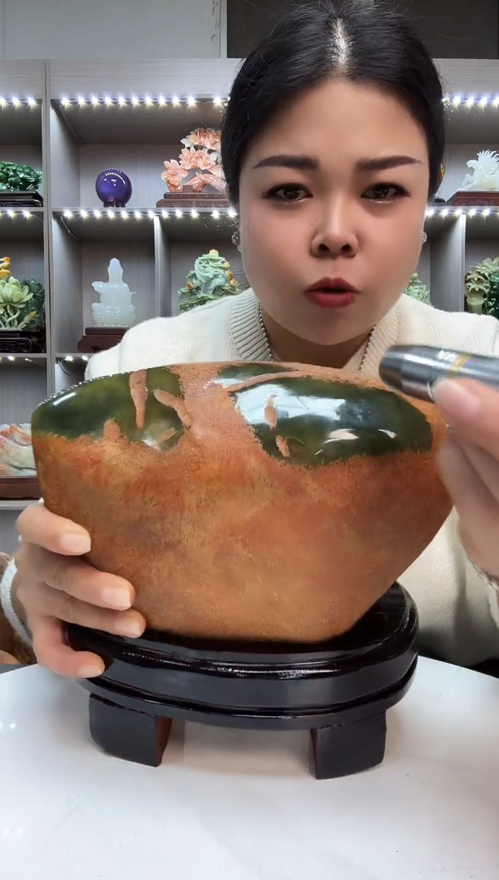 石材天然石材家居摆件办公室客厅玄关高档摆件