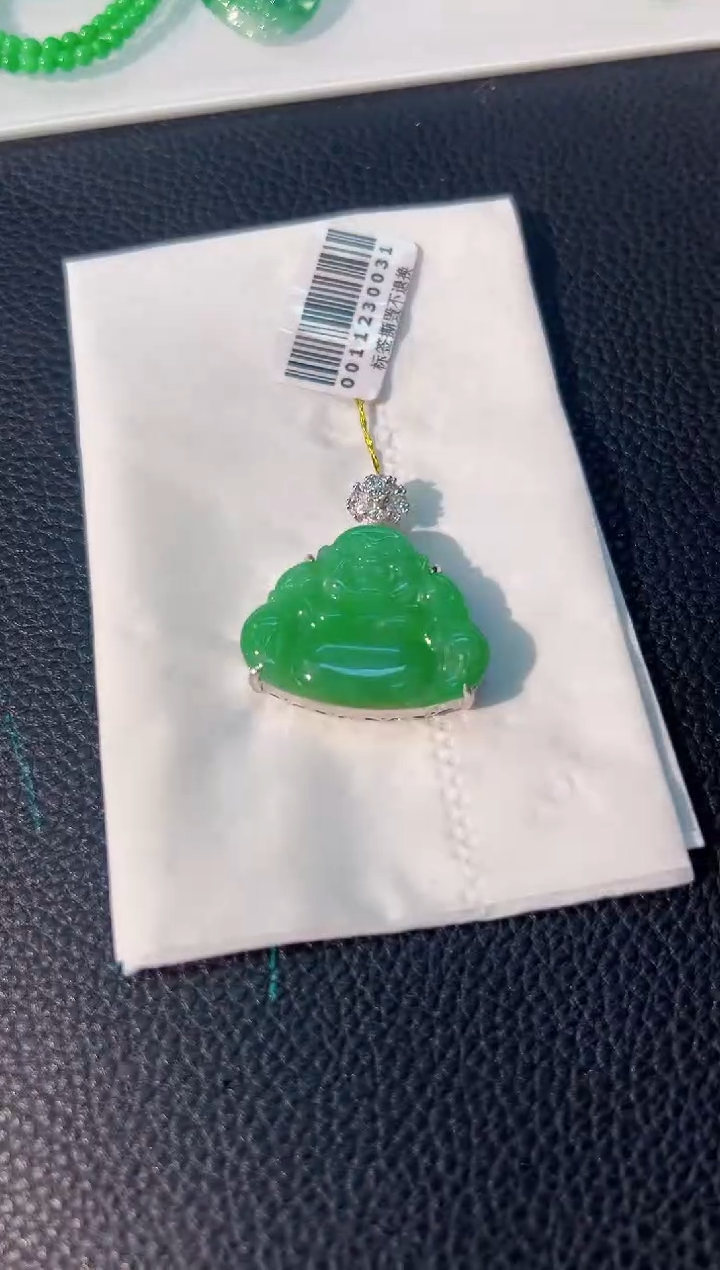 颈饰未镶嵌翡翠 缅料A货/支持复检/一件