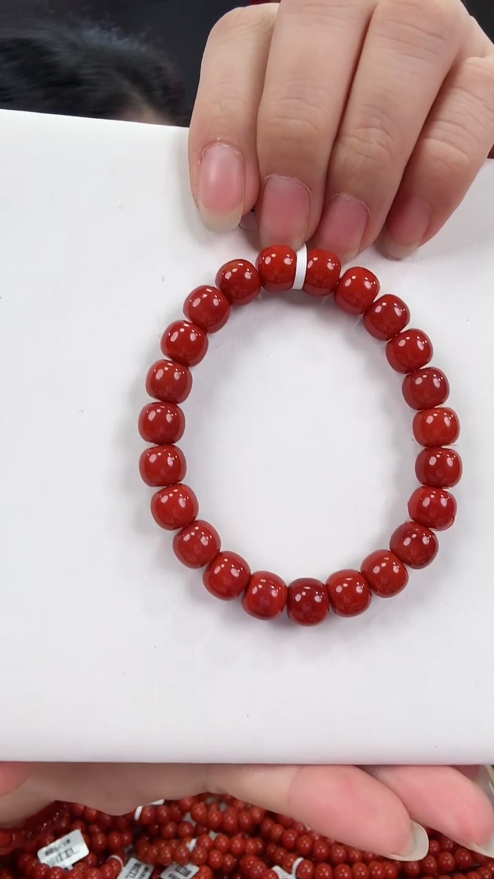 南红玛瑙瓦西老型手串9+未镶嵌一个/条