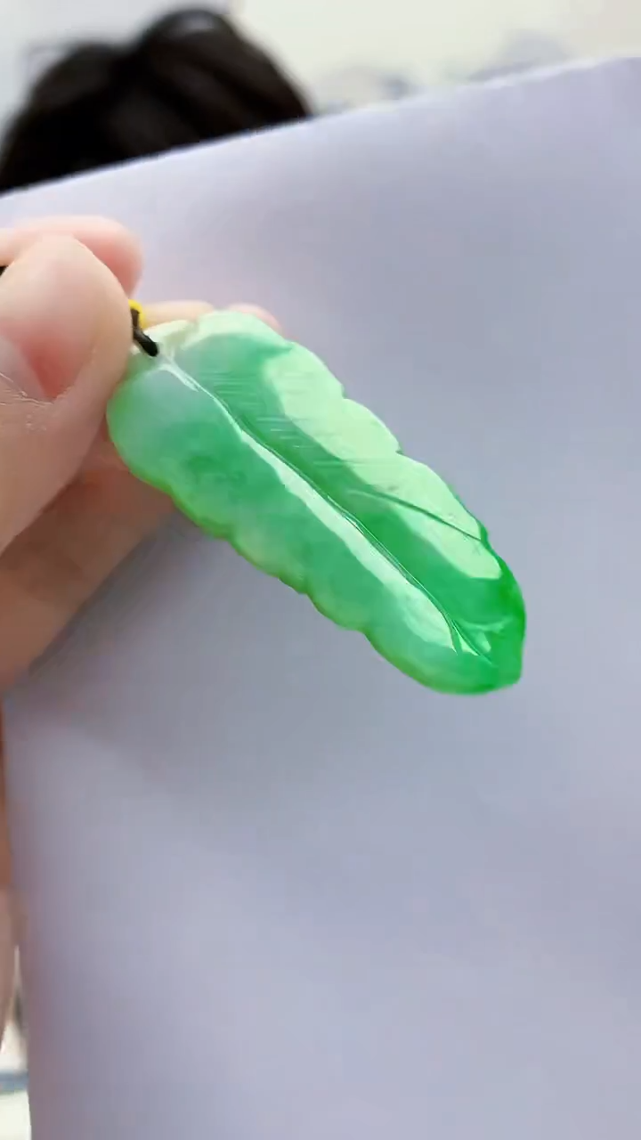 未镶嵌定制翡翠5145lr-毛货挂件10