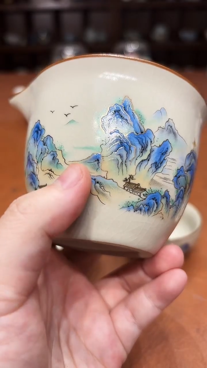 155高雅艺术茶具清好看