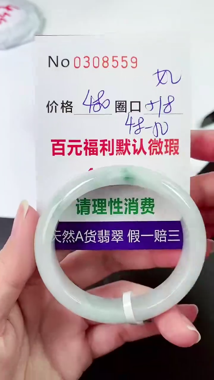 【闪购商品】翡翠手镯未镶嵌00308559