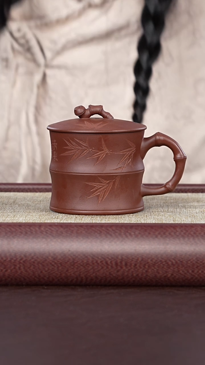 紫砂杯/供春道婷婷紫砂7