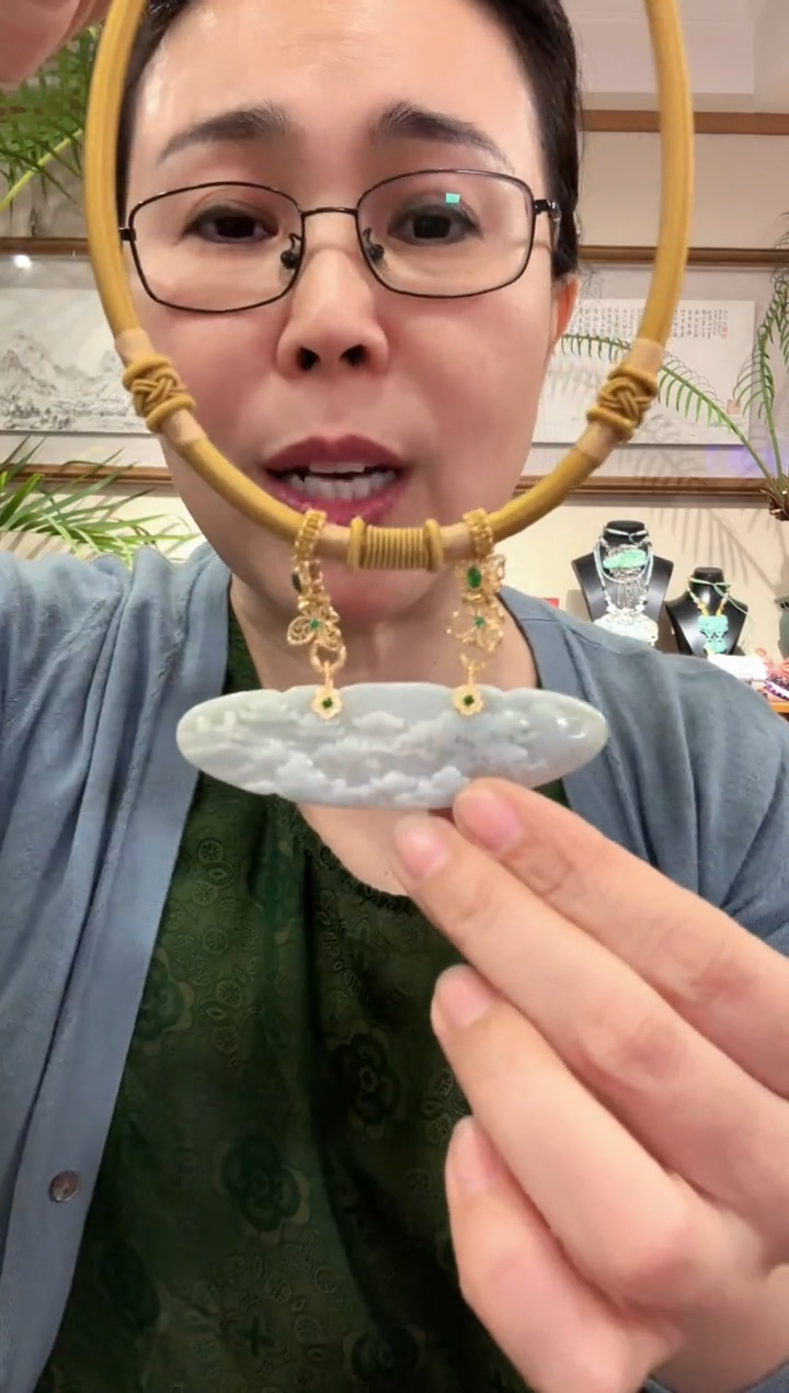 【闪购商品】翡翠颈饰未镶嵌国风