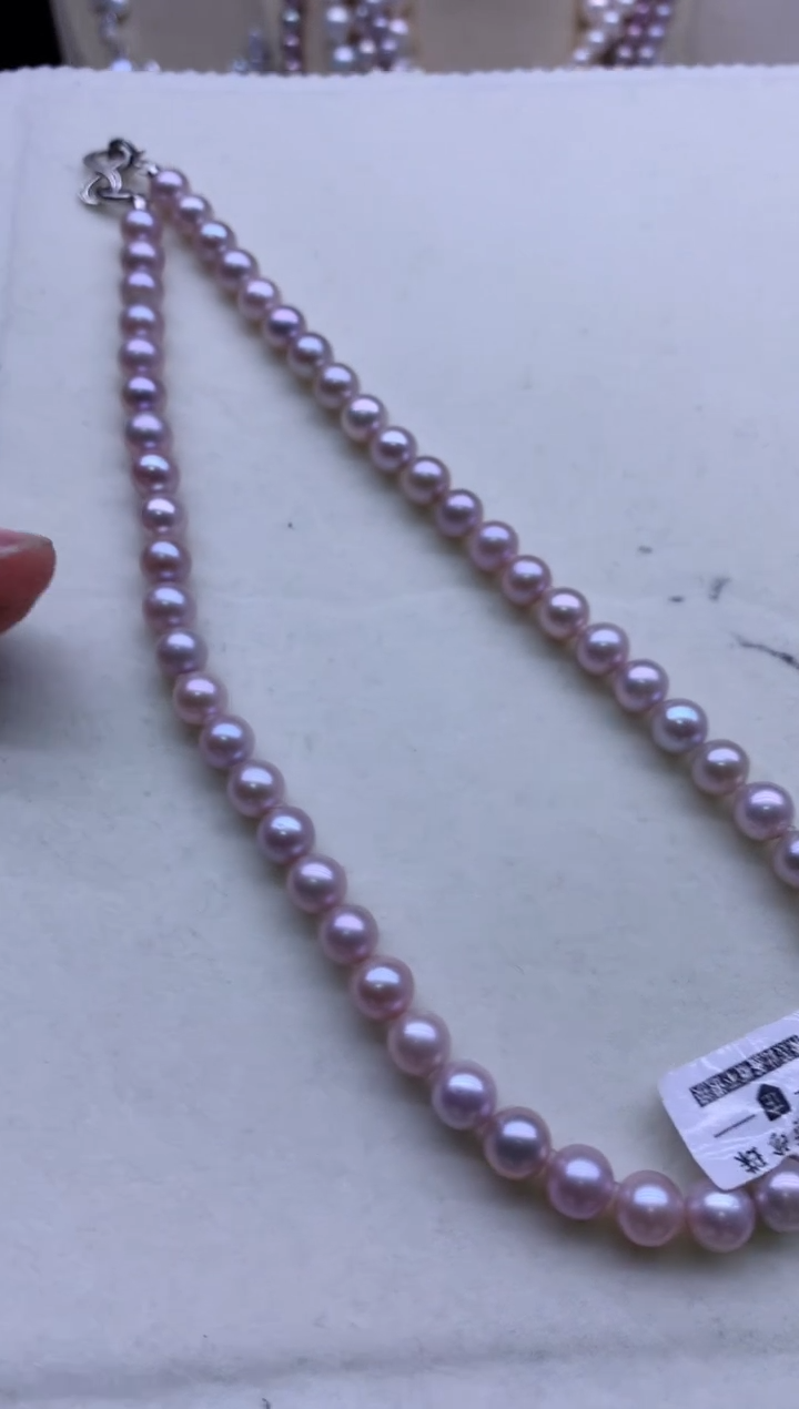 【闪购商品】淡水珍珠项链银S925镶嵌淡水珍珠项链