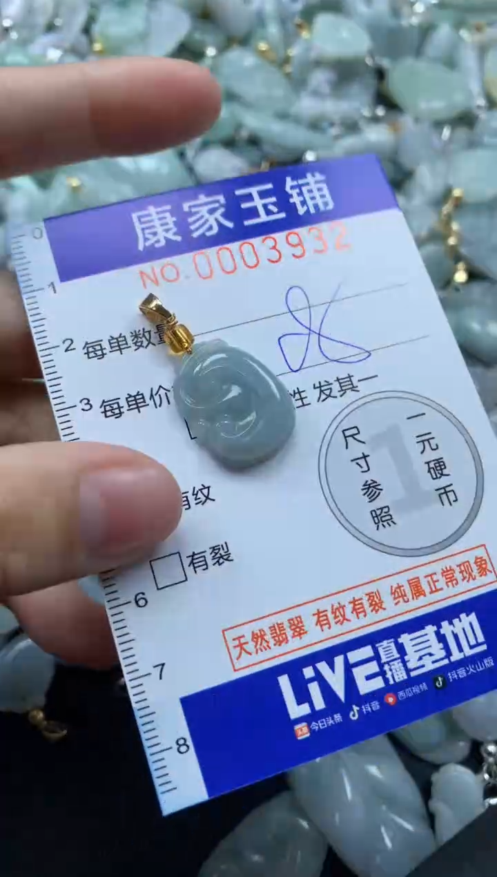 颈饰未镶嵌翡翠3932