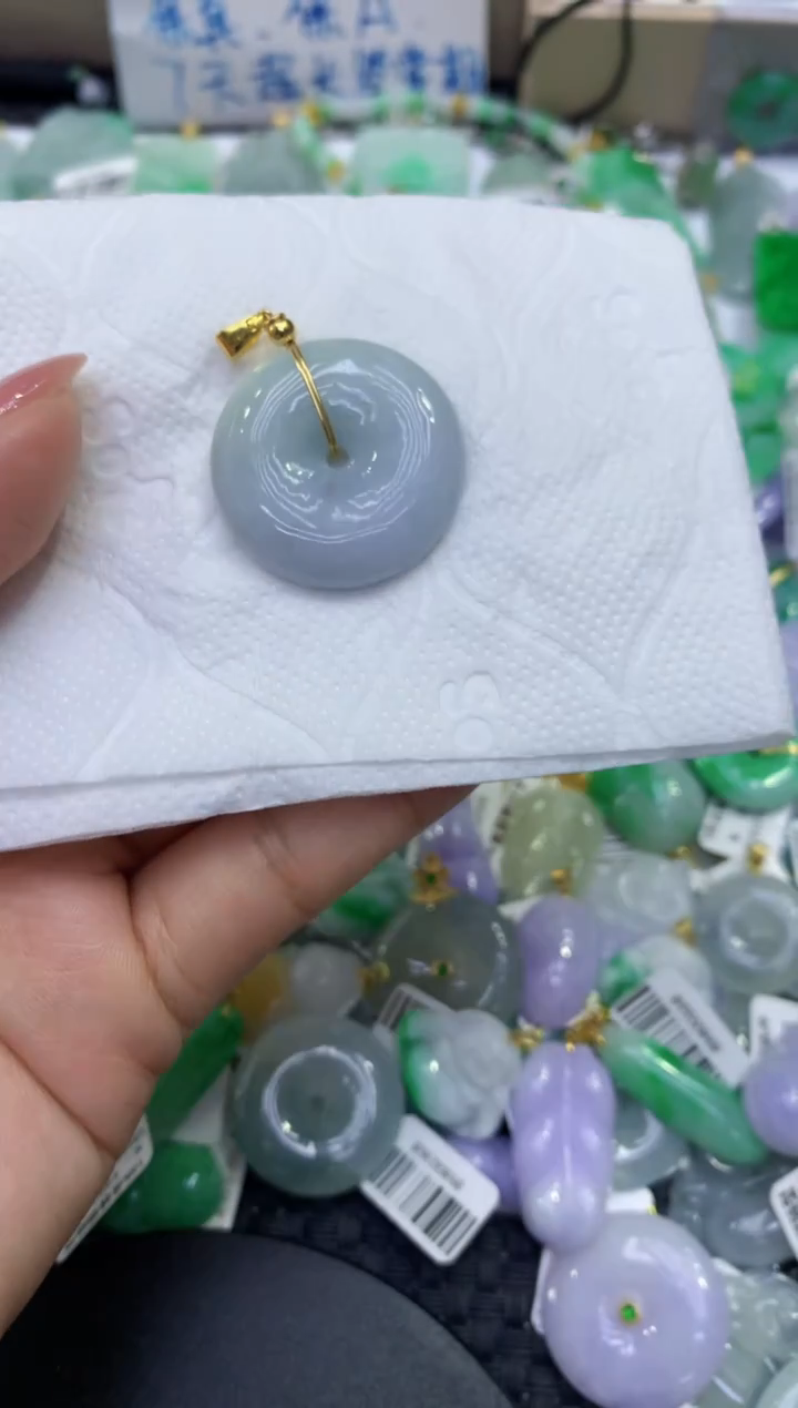 颈饰未镶嵌翡翠天然缅甸A货翡翠