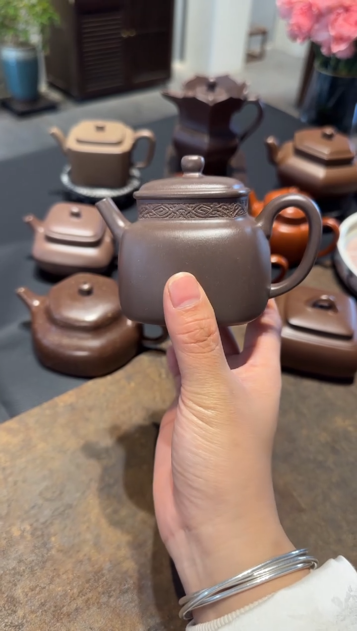 【闪购商品】紫砂茶壶四方言心