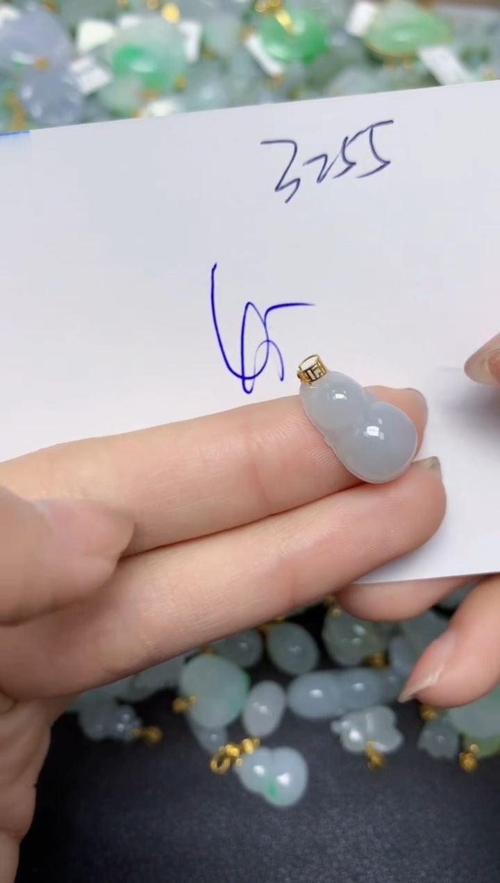 【闪购商品】翡翠颈饰18K金镶嵌 天然翡翠A货