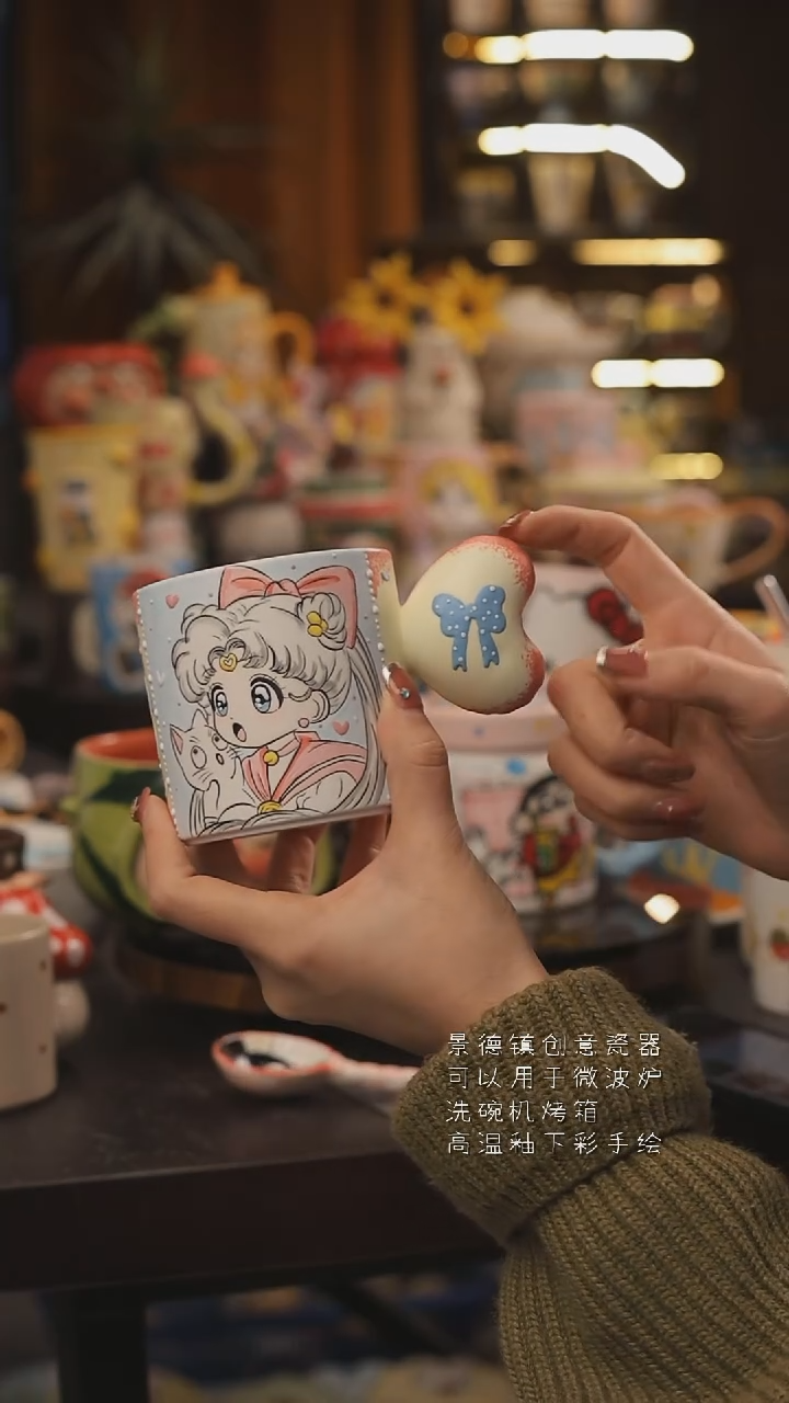 景德镇釉下彩绘设计师款式陶瓷