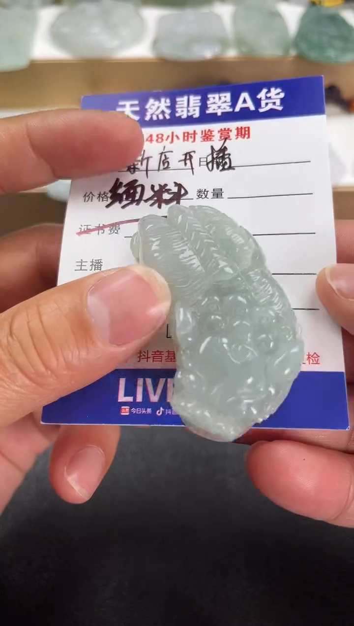 颈饰未镶嵌翡翠     