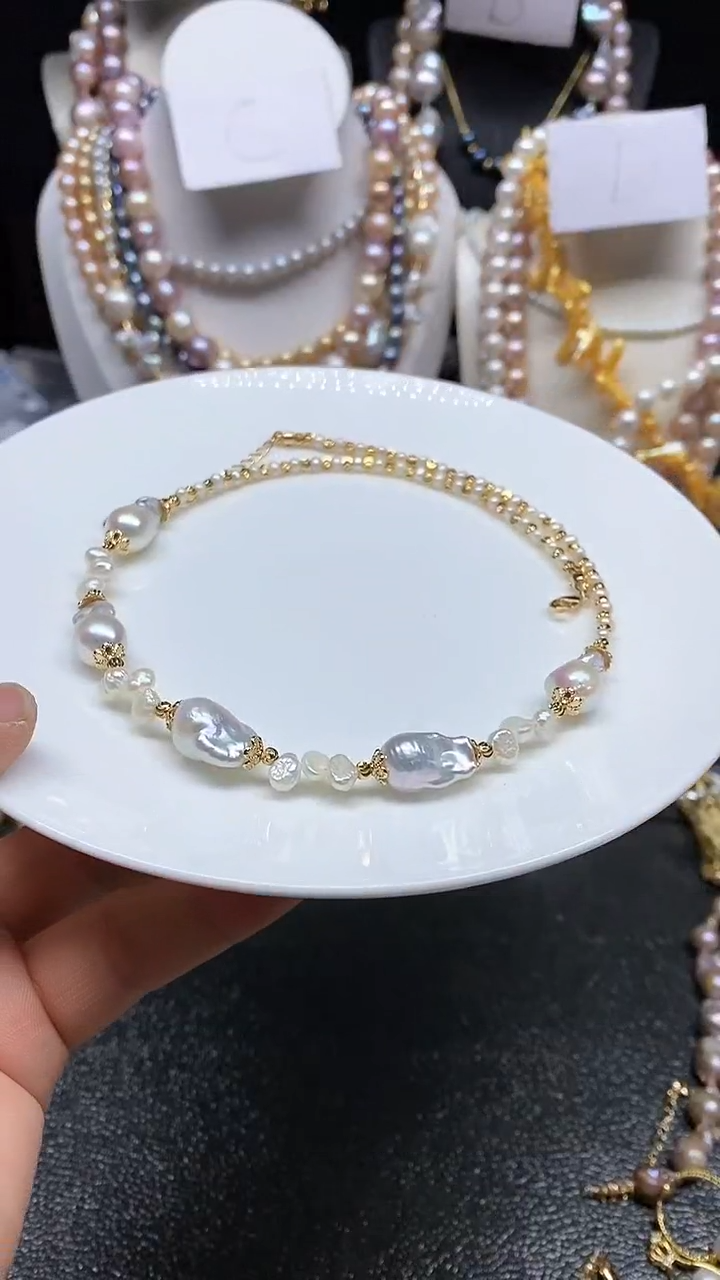 【闪购商品】淡水珍珠颈饰未镶嵌多人