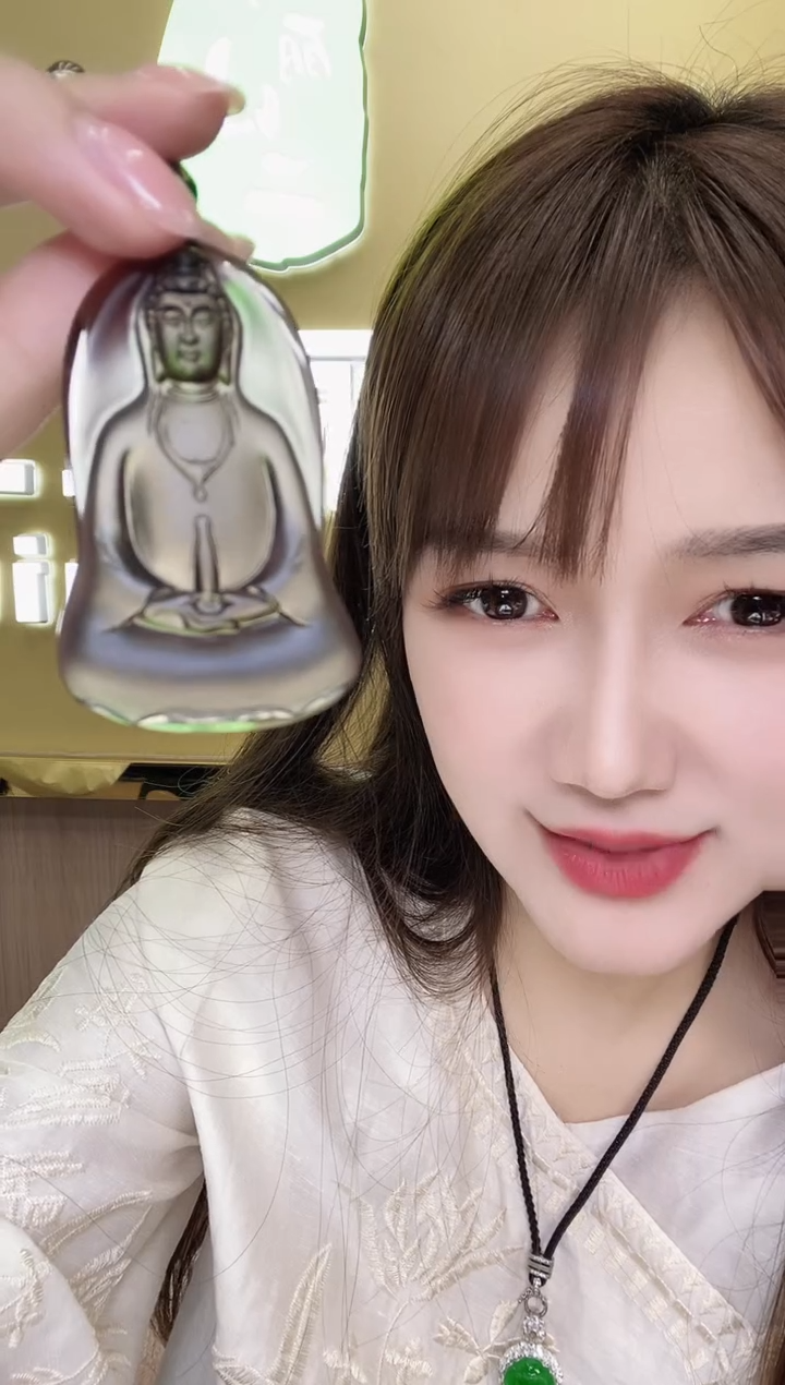 未镶嵌黑曜岩颈饰379158/黑曜石观音   多样性一件发