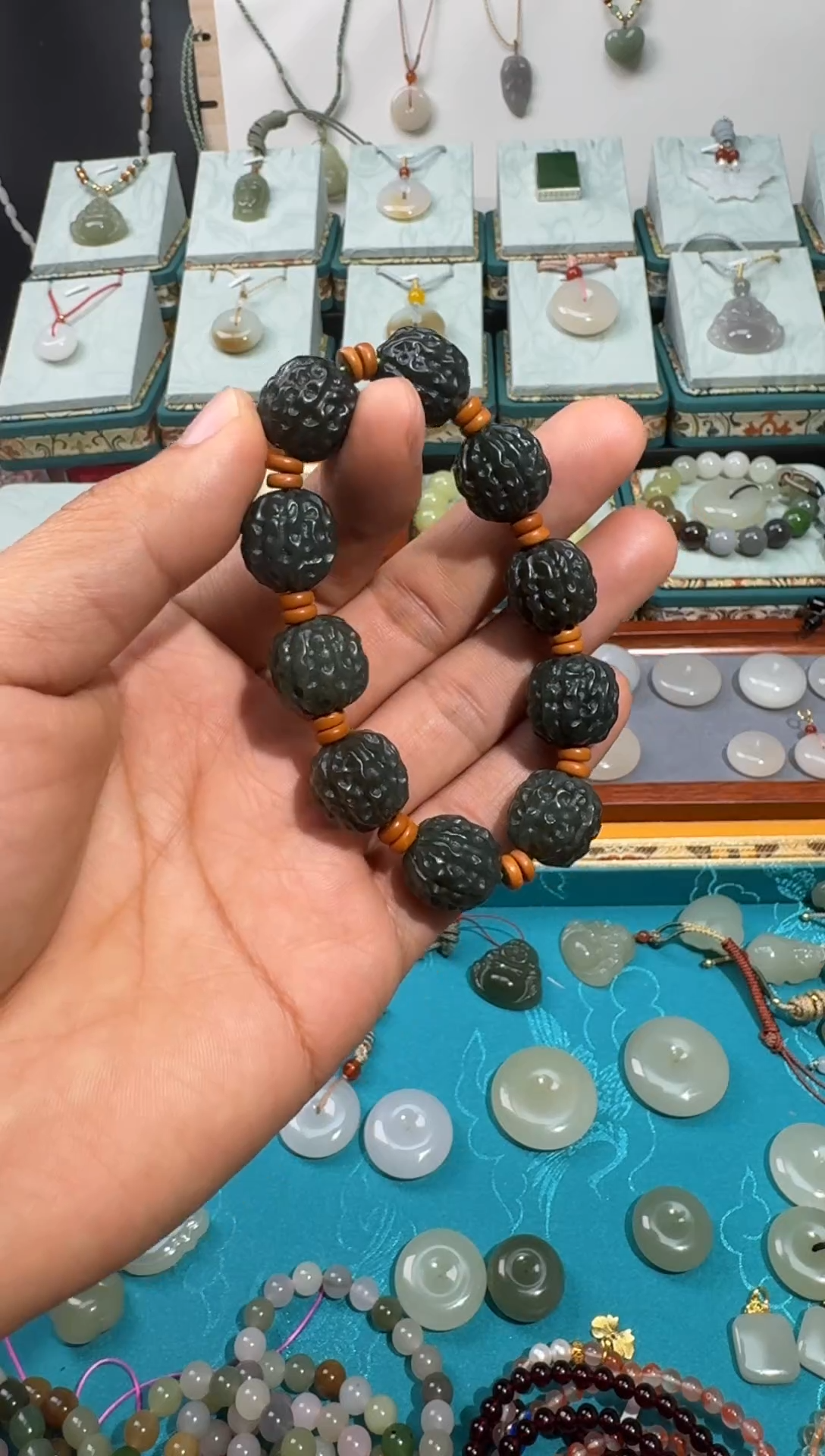 【闪购商品】和田玉手链未镶嵌核桃手串