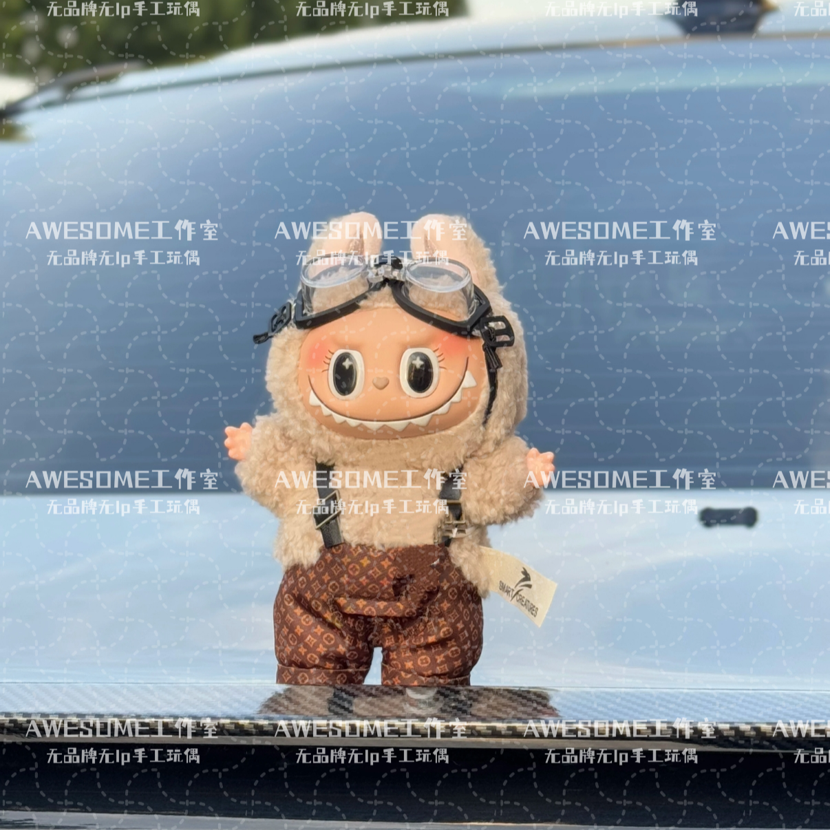 布布包包挂件挂饰DIY定制穿搭毛绒公仔玩具老花背带裤大明星款