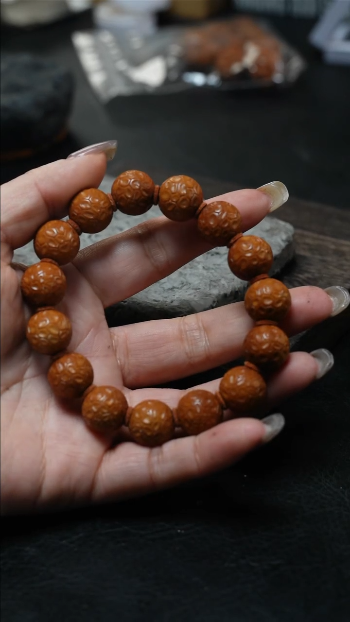 手串/手链橄榄核 橄榄核鱼子精品核文化