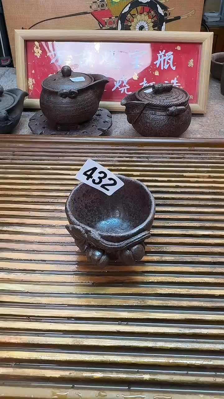 手工粗陶茶具每只不一样