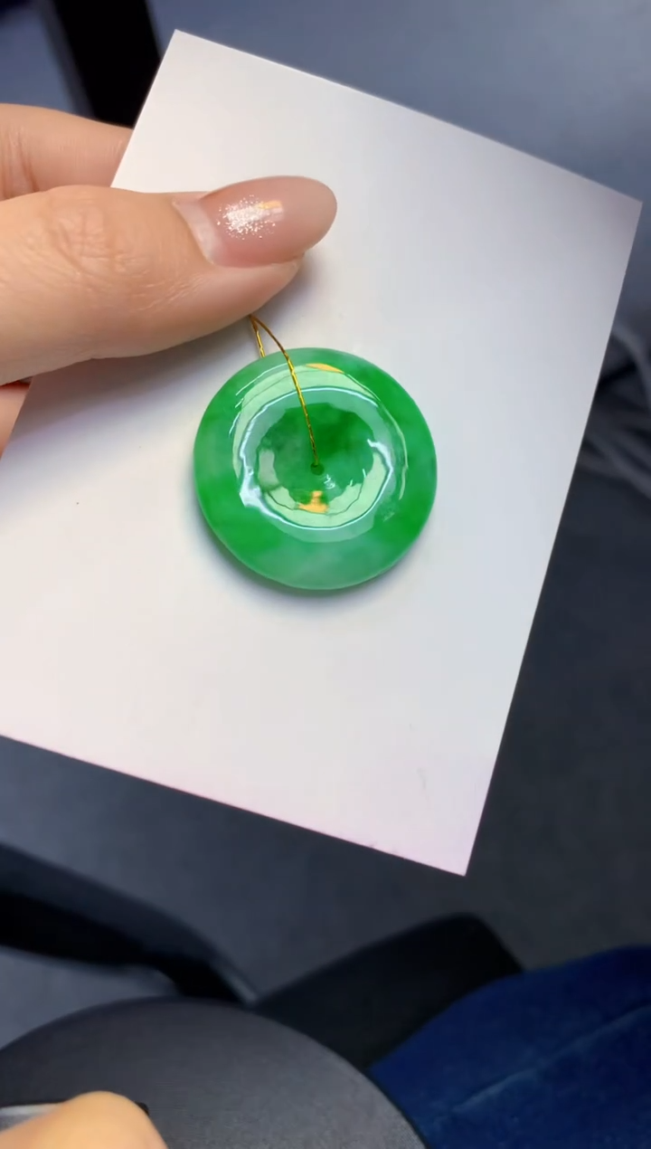 颈饰未镶嵌翡翠天然缅甸a货翡翠百元以上9元证书费自理