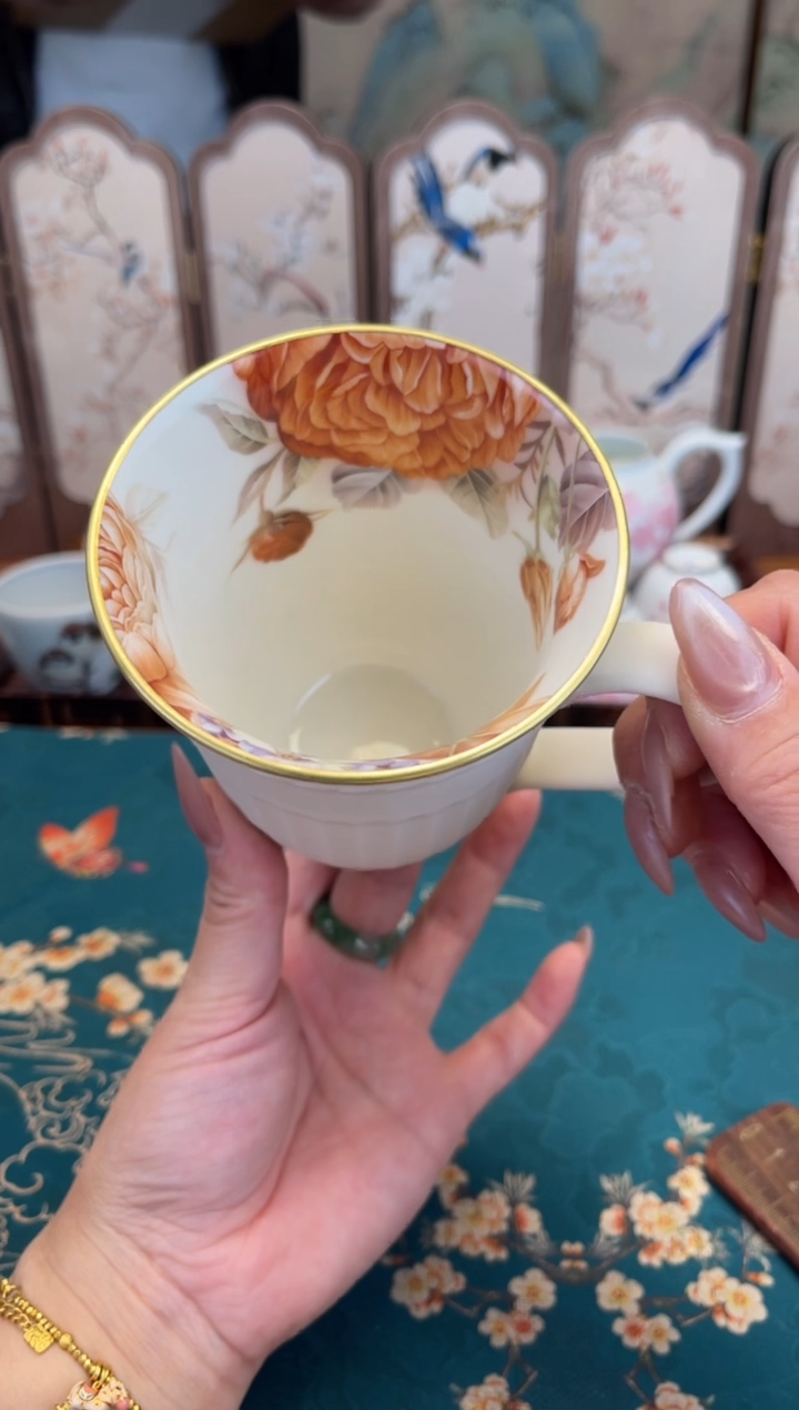 瓷片w****。六六工艺品高端进口瓷器