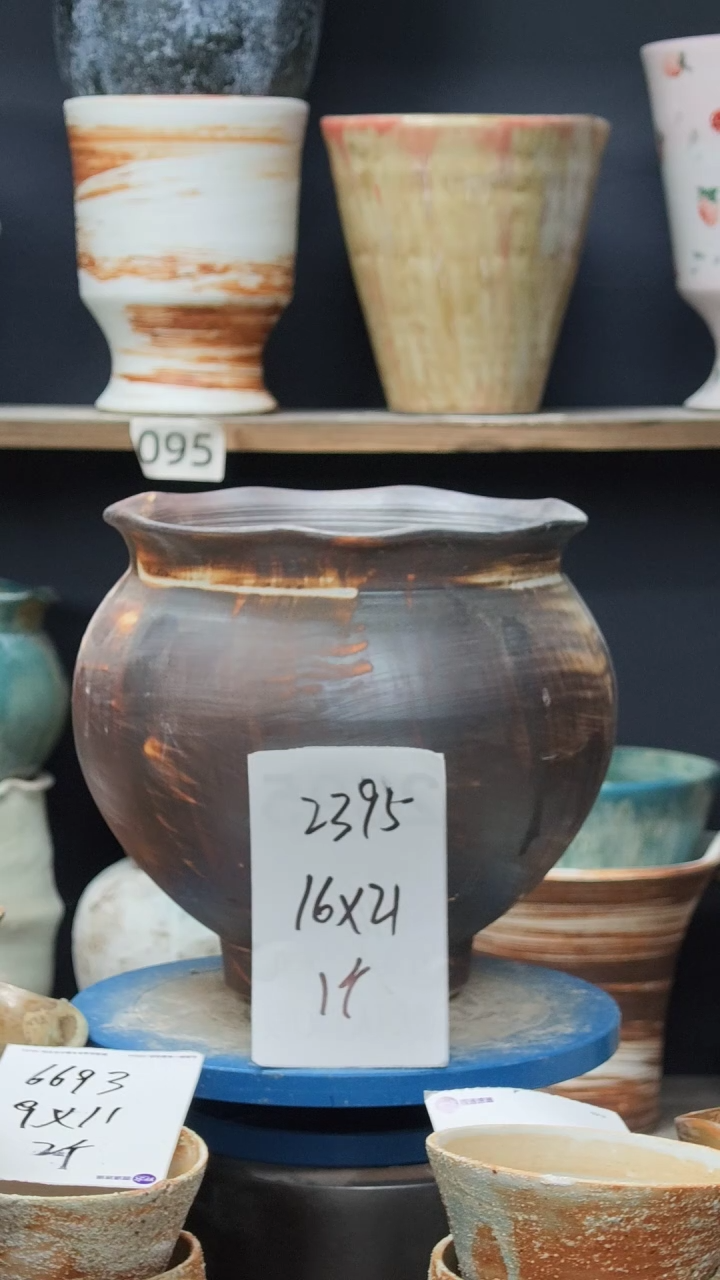 景德镇花盆默认微瑕2395