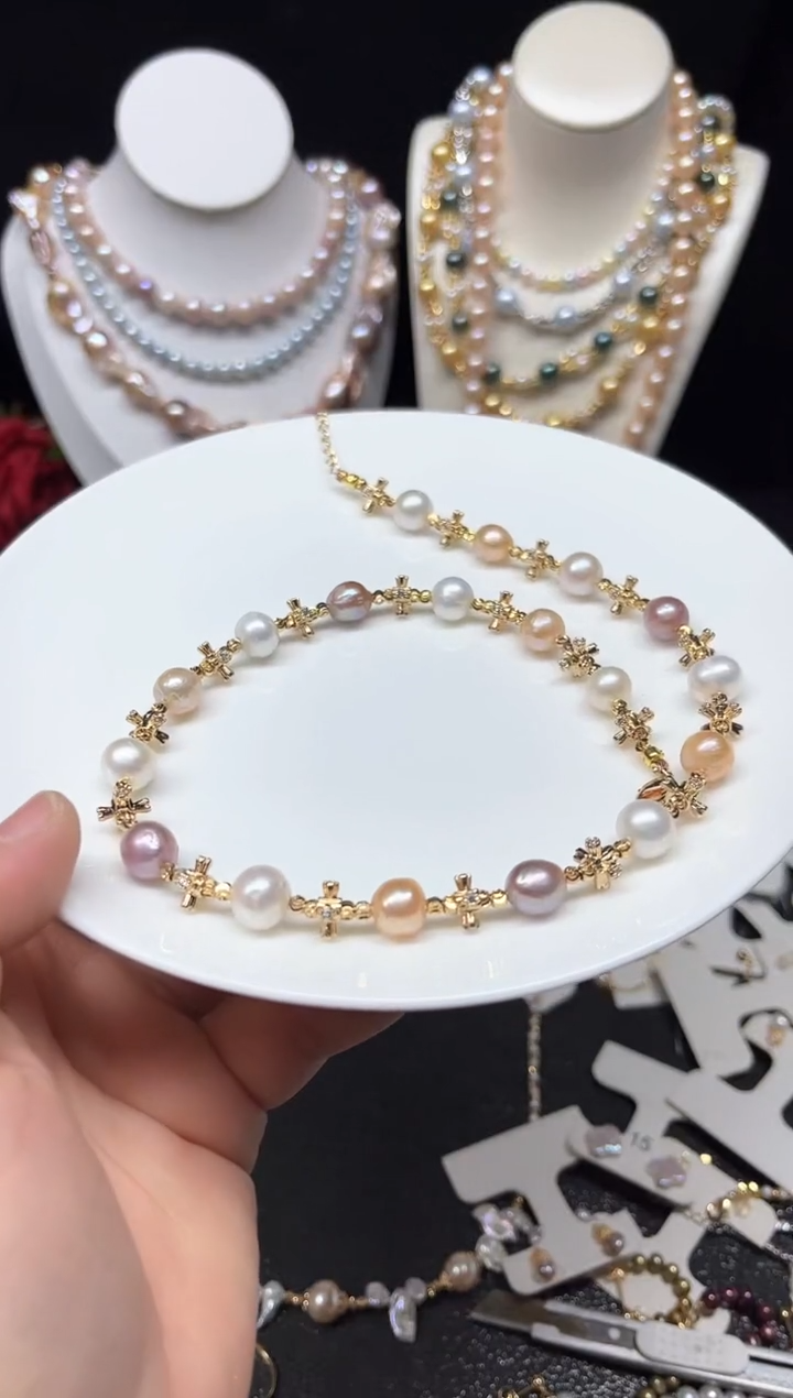 【闪购商品】淡水珍珠颈饰未镶嵌多人