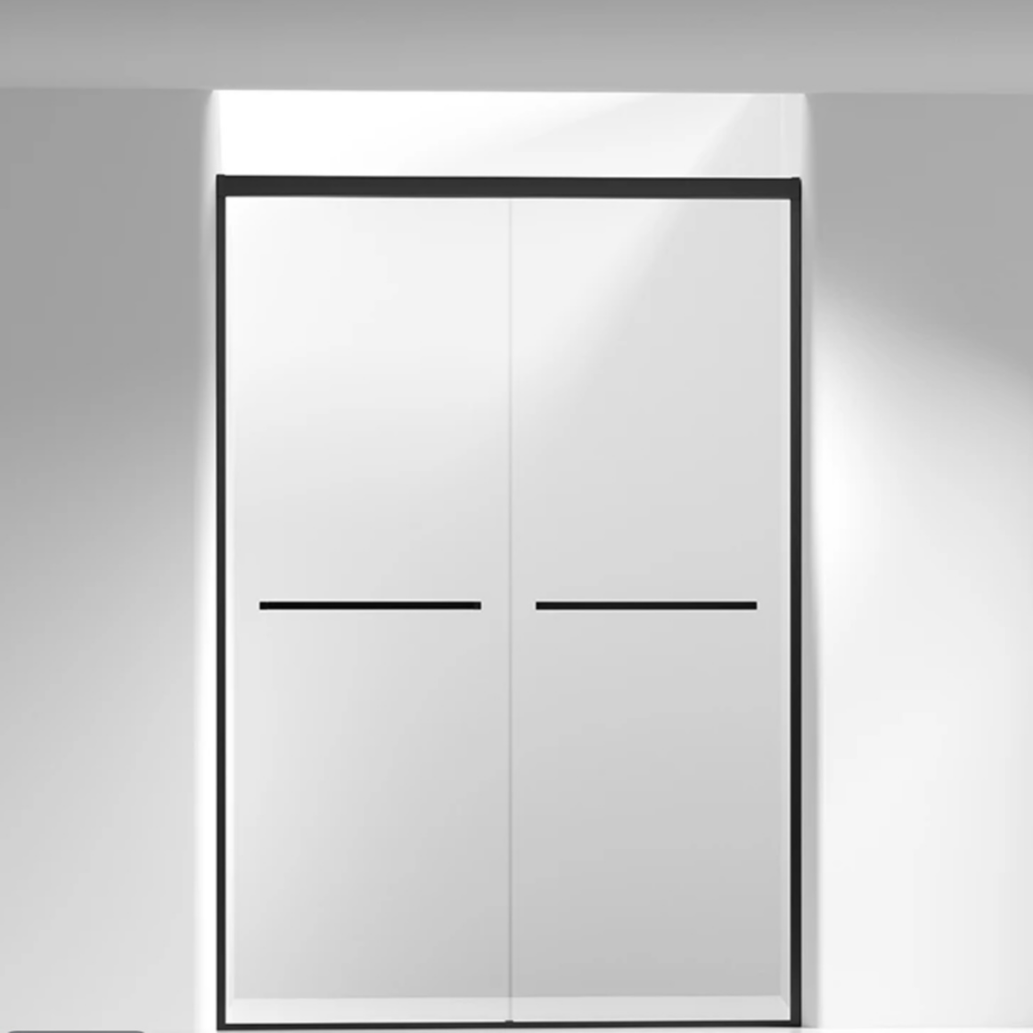 富莎推拉双移门极简定制淋浴房