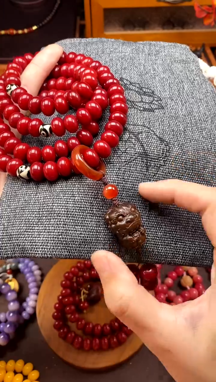 【闪购商品】白玉菩提手串红菩提108多圈款跑环 百搭精选款