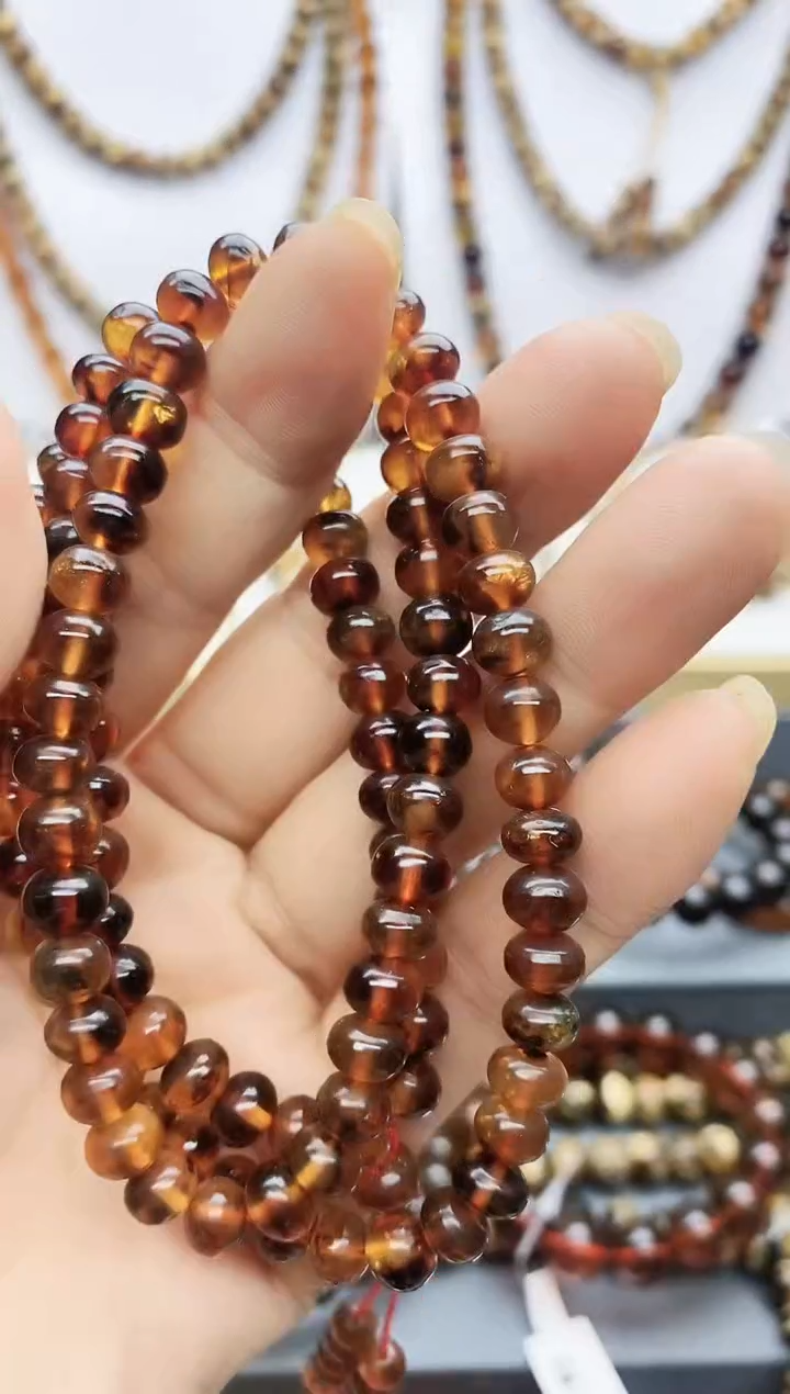【闪购商品】琥珀颈饰未镶嵌7琥珀