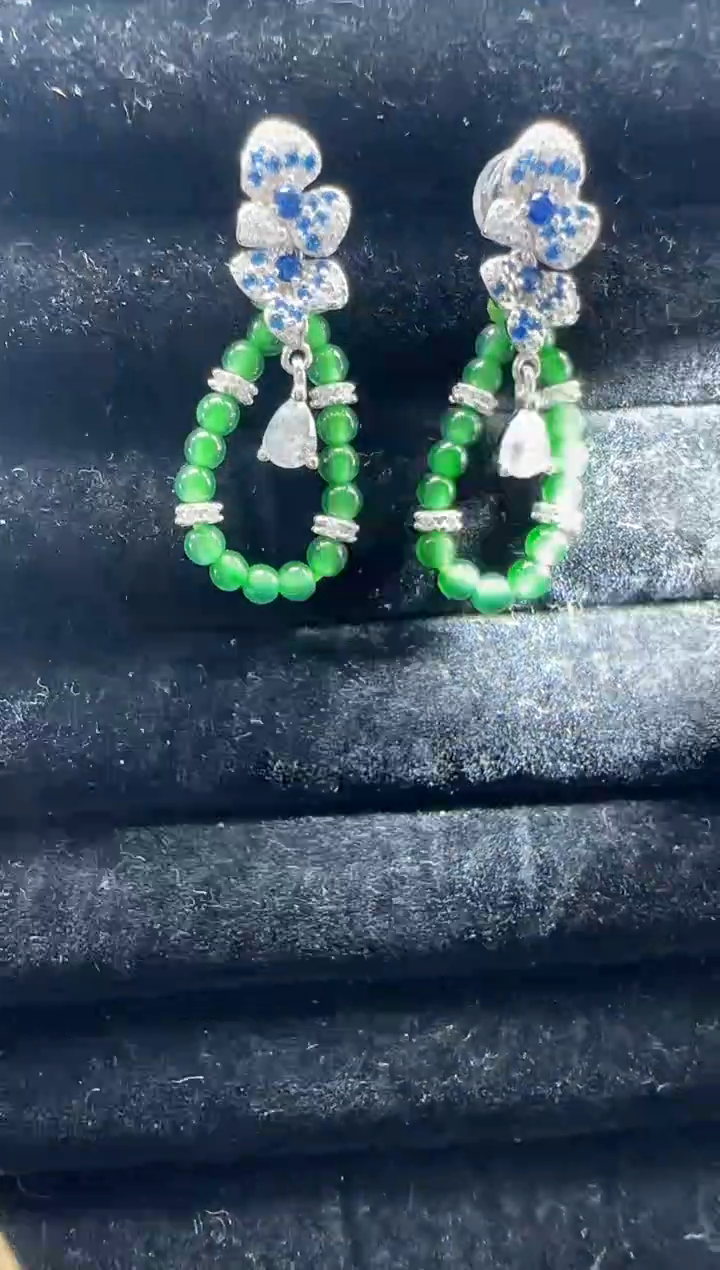 未镶嵌翡翠耳饰耳环耳饰