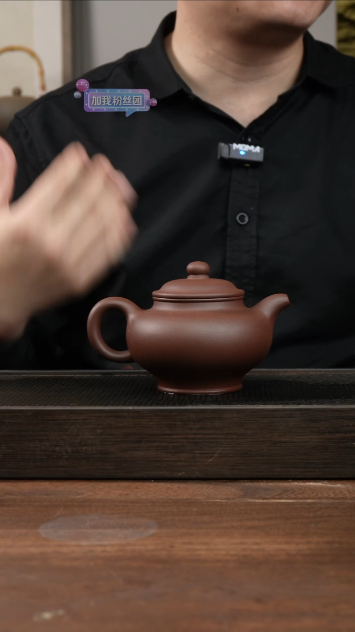 茶杯紫砂紫泥大掇只       350CC  
