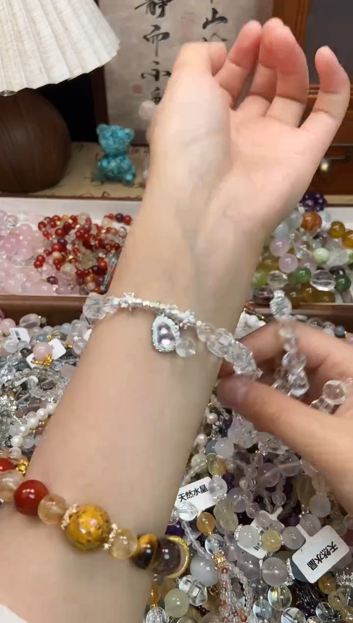 水晶手链未镶嵌3727手串