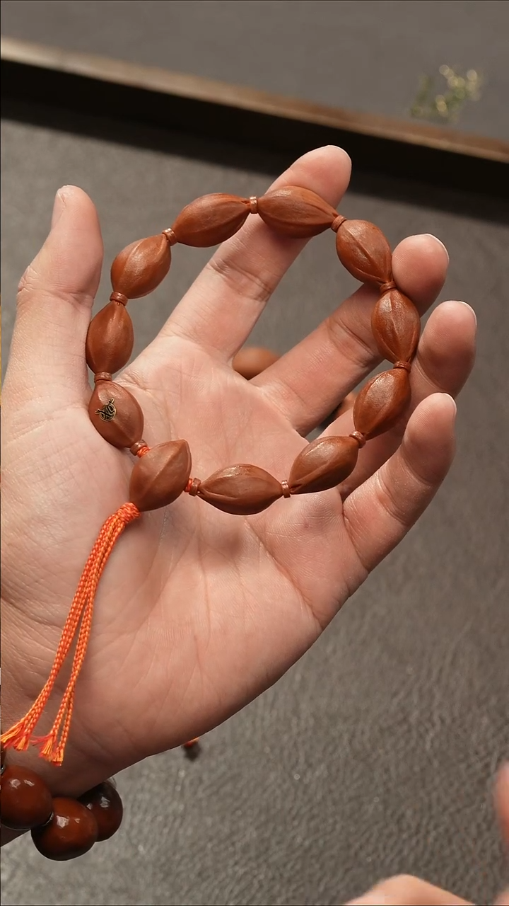 手串/手链橄榄核15-24赤金铁素核