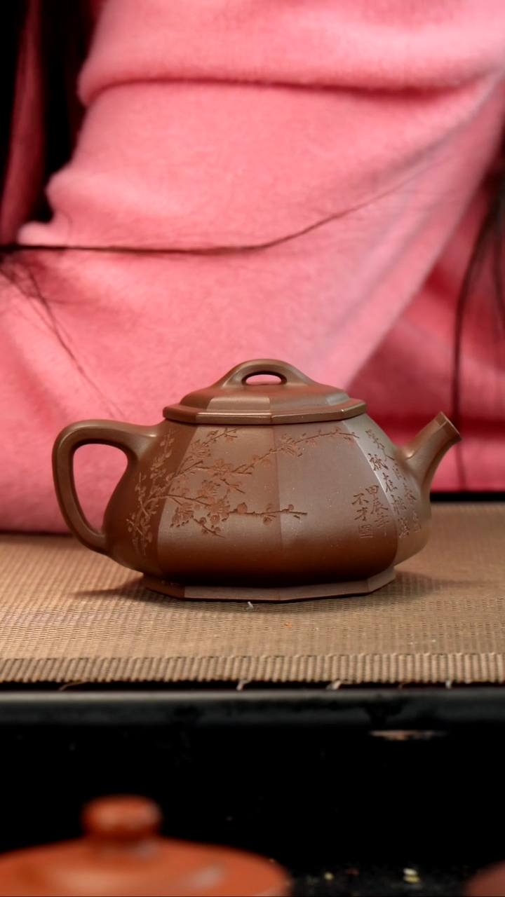 【闪购商品】紫砂茶壶老紫泥八方静瓢小