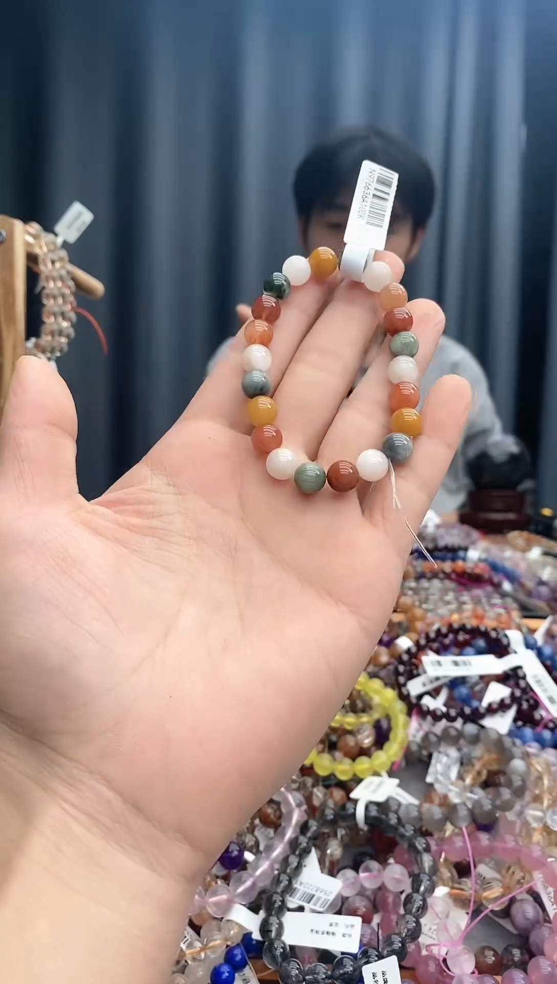 【闪购商品】水晶手链未镶嵌兔毛