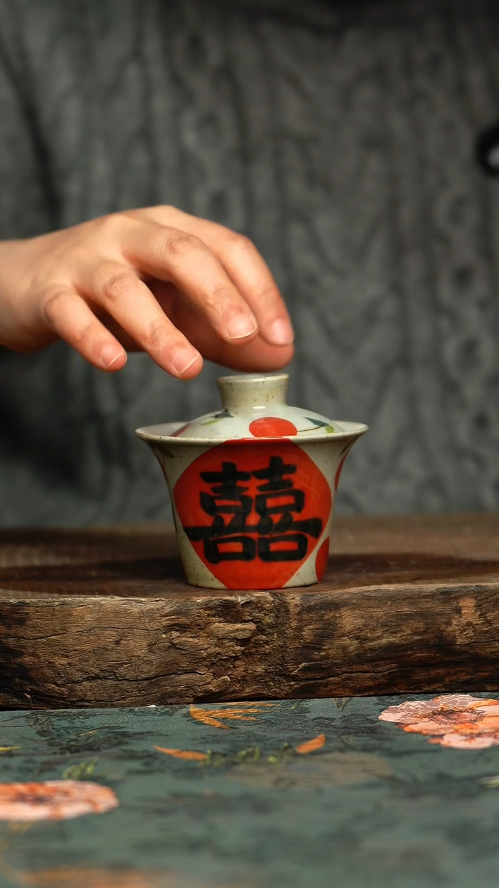 【闪购商品】杯杯釉下彩手工手绘同款陶器