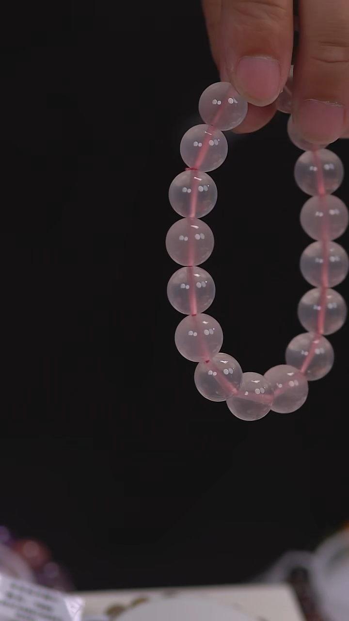 水晶手链未镶嵌EXL222 星光粉单圈约12mm 多样发一158