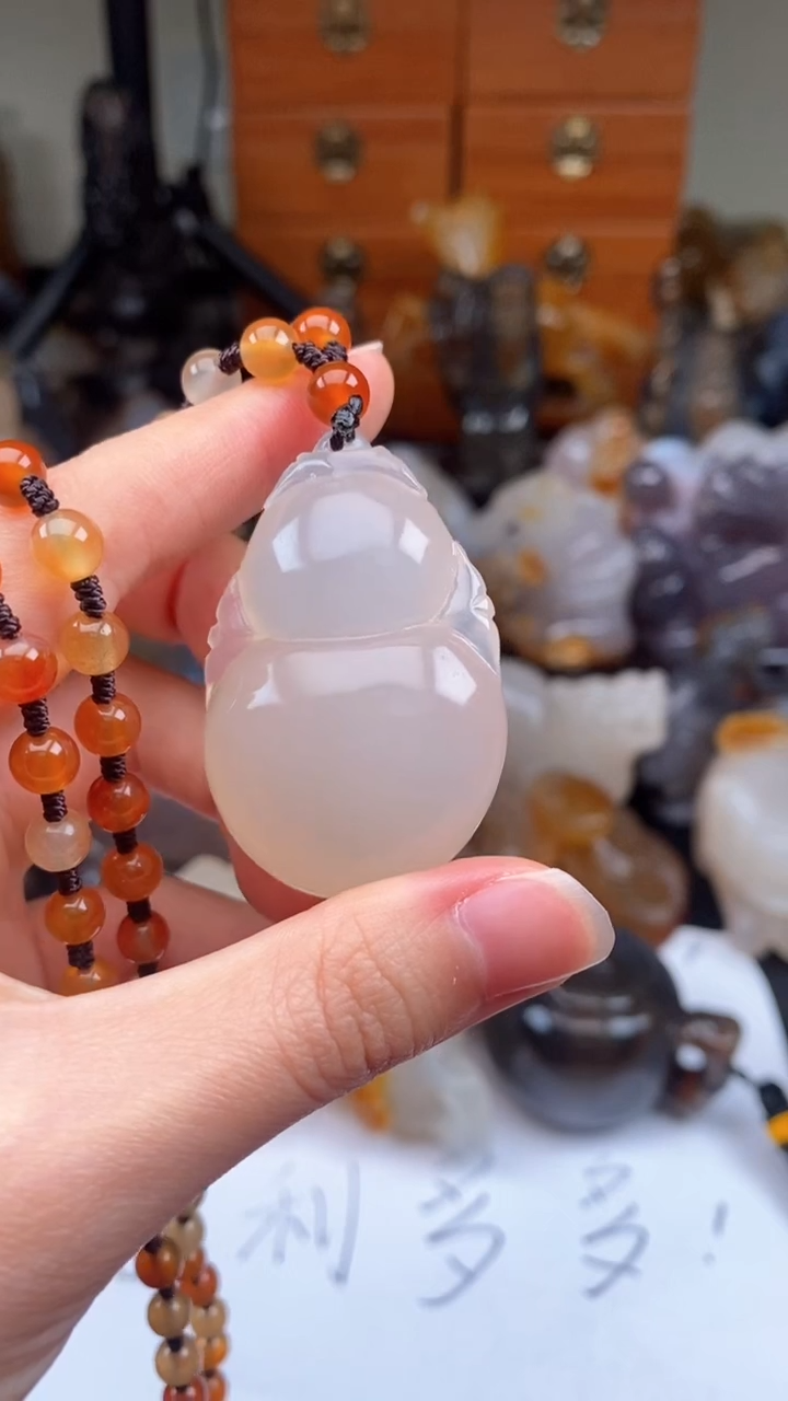 【闪购商品】玛瑙/玉髓颈饰未镶嵌AA