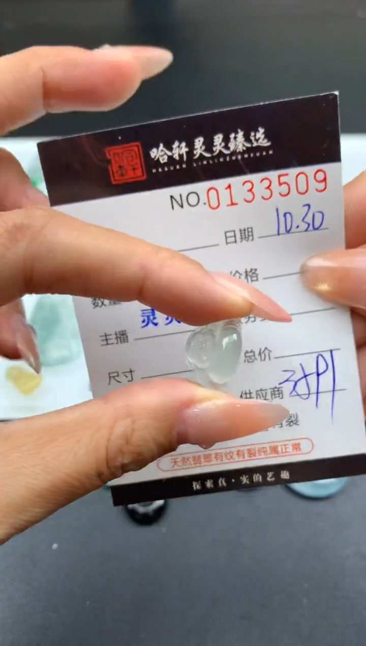 吊坠(不含链)未镶嵌翡翠哈轩   裸石1