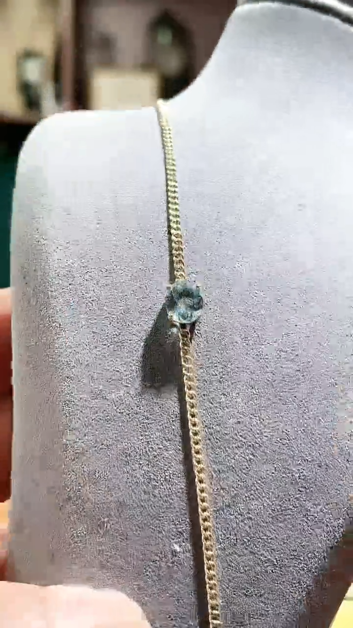 【闪购商品】海蓝宝石手链18K金镶嵌0205S003多样性发一