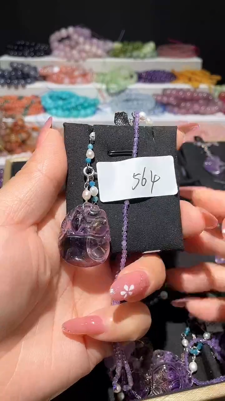 【闪购商品】紫晶耳饰银S925镶嵌喜欢拍