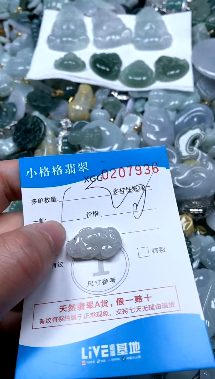 【闪购商品】翡翠颈饰未镶嵌闪购商品0207936