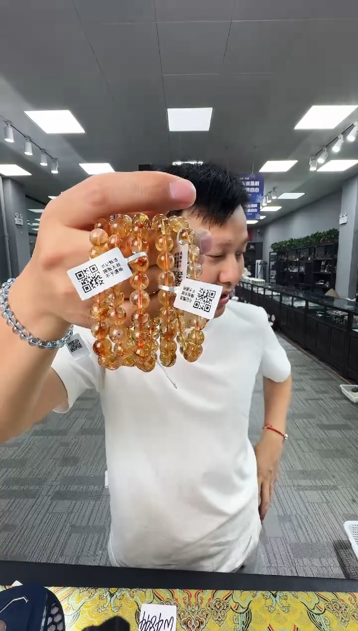 水晶手链未镶嵌6236CK 约9mm多样式发一件