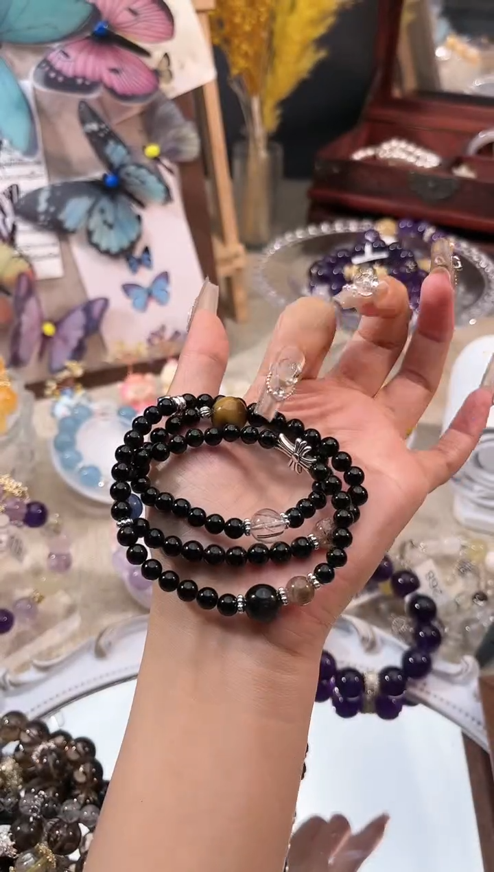 【闪购商品】水晶手链未镶嵌多样性发货颜色微差发其一